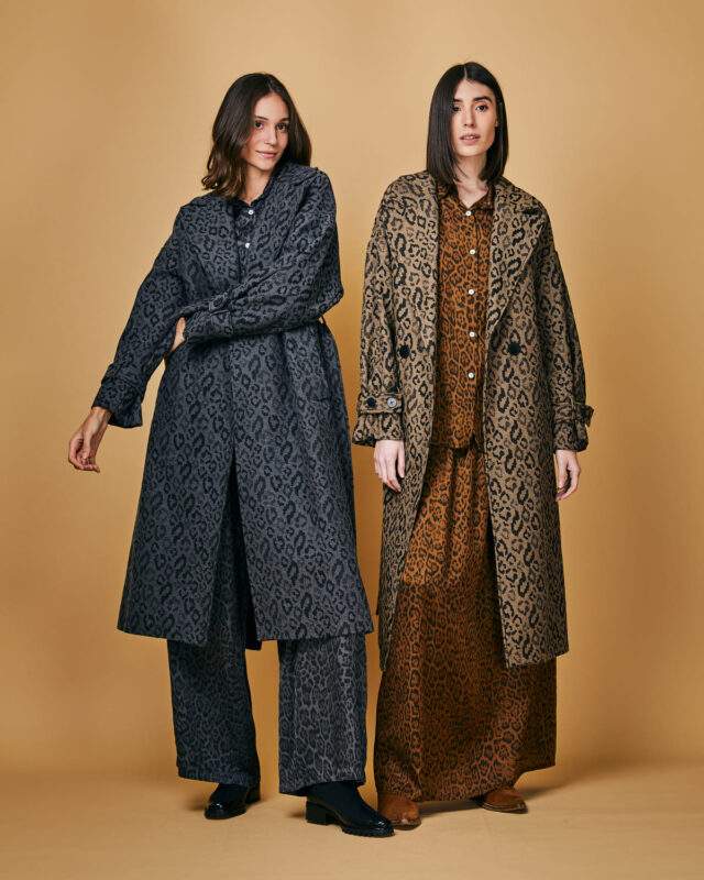 Trench Coat Animal Print 31261