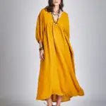 Vestido Longo Oversized em Linho