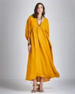 Vestido Longo Oversized em Linho