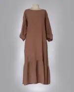 Vestido Linho Manga Longa 33552 - Imagem 14