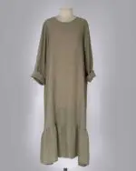 Vestido Linho Manga Longa 33552 - Imagem 7
