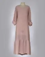 Vestido Linho Manga Longa 33552 - Imagem 6