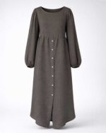 Vestido Chemise Longo Linho - Imagem 6