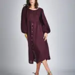 Vestido Chemise Longo Linho