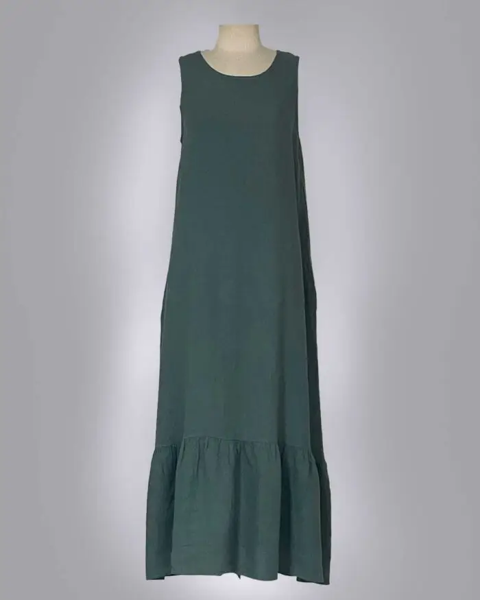 Vestido Longo Regata Linho 33551 - Imagem 8