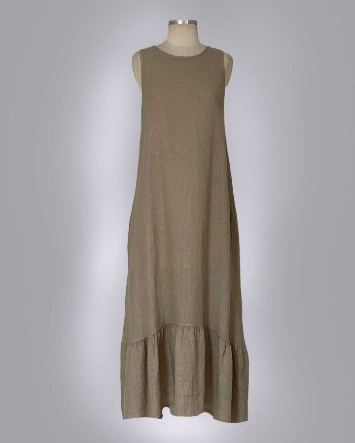 Vestido Longo Regata Linho 33551 - Imagem 12