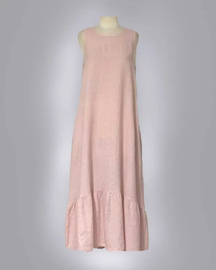 Vestido Longo Regata Linho 33551 - Imagem 14