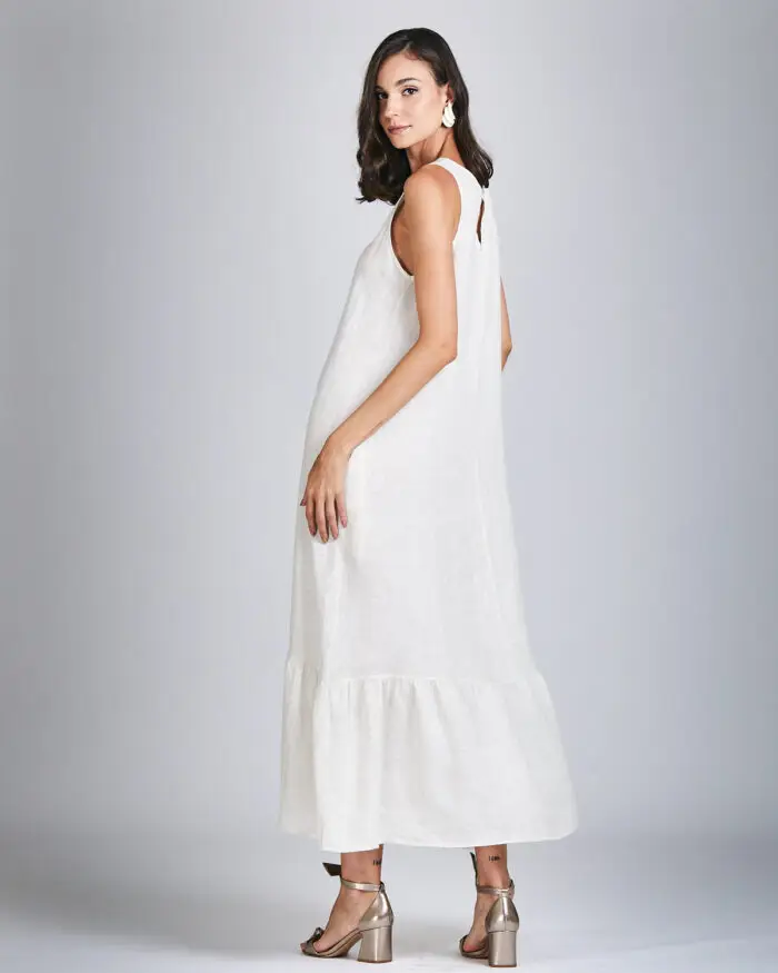 Vestido Longo Regata Linho 33551 - Imagem 2