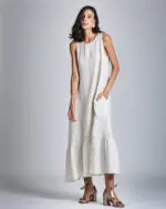 Vestido Longo Regata Linho 33551 - Imagem 4