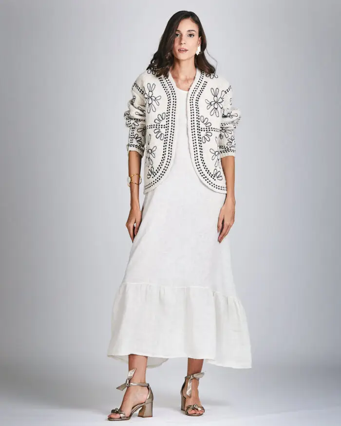 Vestido Longo Regata Linho 33551 - Imagem 3