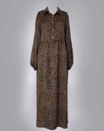 Vestido Chemise Animal Print - Imagem 4