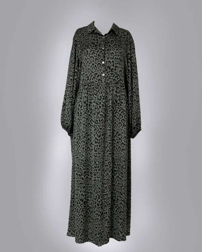 Vestido Chemise Animal Print - Imagem 2
