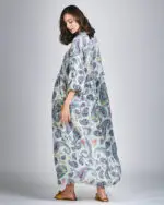 Vestido de Seda Longo Paisley 33266 - Imagem 2