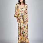 Vestido Seda estampa Fiorale