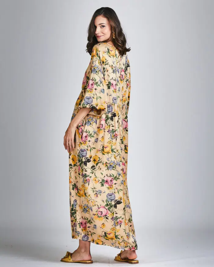 Vestido Seda Estampa Fiorale - Imagem 2