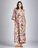 Vestido Seda Estampa Fiorale - Imagem 5