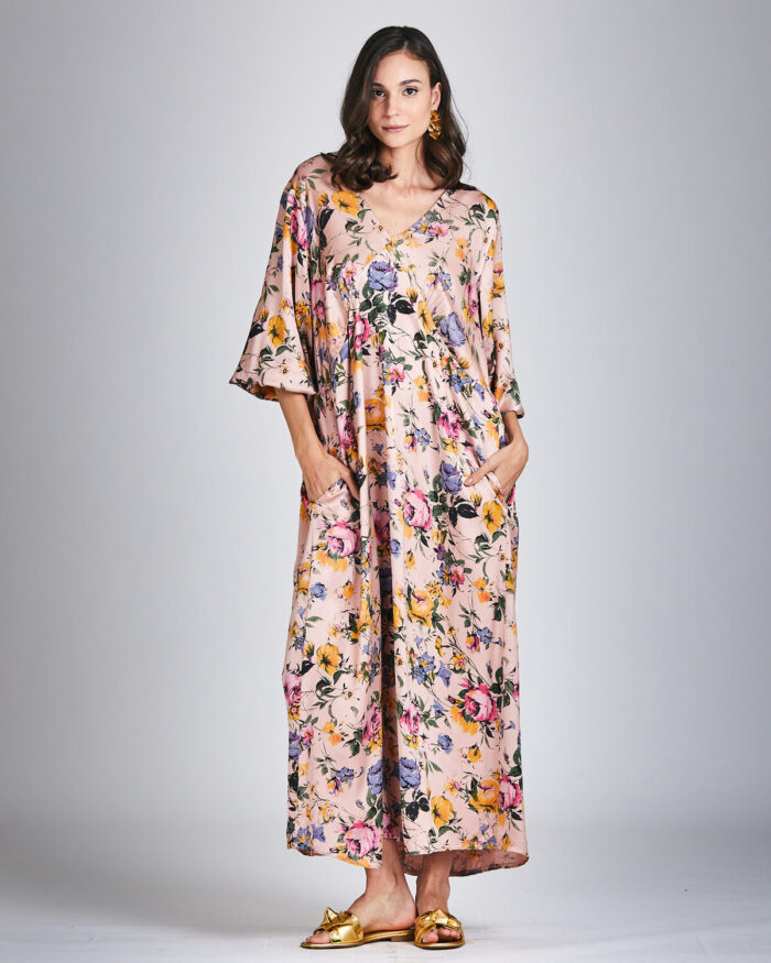 Vestido Seda Estampa Fiorale - Imagem 5