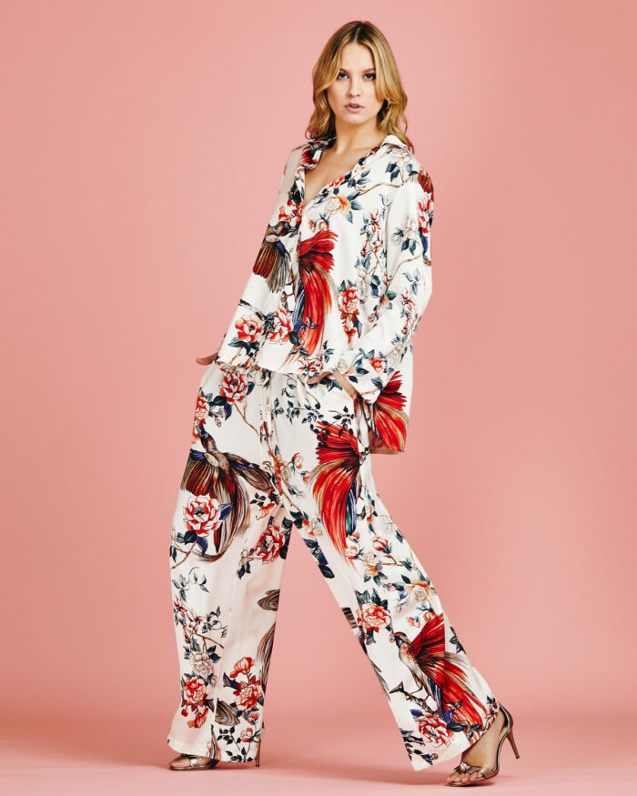 Set Pantalona Seda Floral - Imagem 10