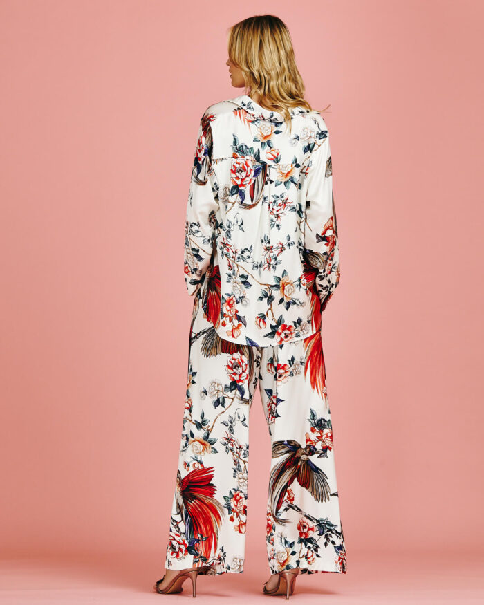 Set Pantalona Seda Floral - Imagem 8