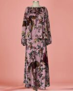 Conjunto Saia Seda Pássaros - Imagem 2