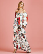 Vestido Longo Seda Floral - Imagem 3