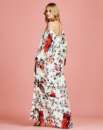 Vestido Longo Seda Floral - Imagem 6