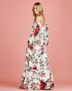 Vestido Longo Seda Floral - Imagem 7