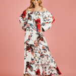 Vestido Longo Seda Floral