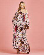 Vestido Longo Seda Floral - Imagem 9