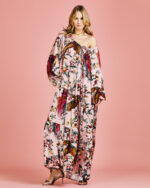 Vestido Longo Seda Floral - Imagem 12