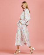 Camisa Cropped Estampa Ikat - Imagem 4