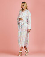 Camisa Cropped Estampa Ikat - Imagem 5
