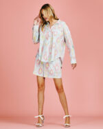 Shorts Feminino Ikat Algodão - Imagem 4