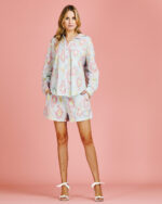 Shorts Feminino Ikat Algodão
