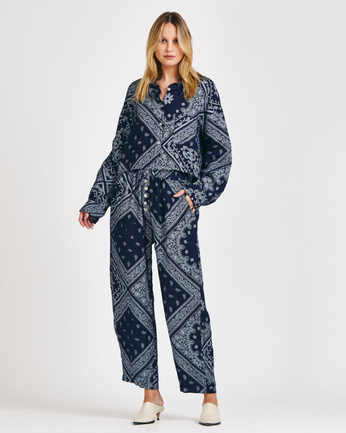 Camisa Linho Cropped Bandana - Imagem 5