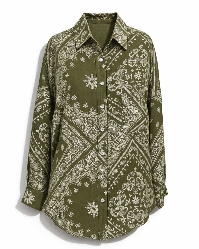 Camisa Portofino Bandana Linho - Imagem 2