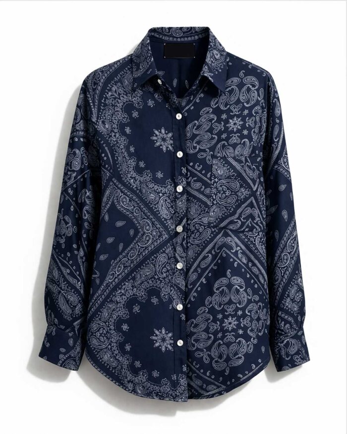 Camisa Portofino Bandana Linho - Imagem 4