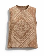 Regata Cropped Positano Bandana Linho - Imagem 2