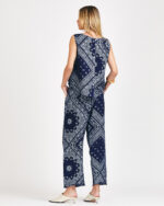 Regata Cropped Positano Bandana Linho - Imagem 13