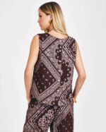 Regata Cropped Positano Bandana Linho - Imagem 7