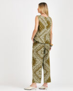 Regata Cropped Positano Bandana Linho - Imagem 6