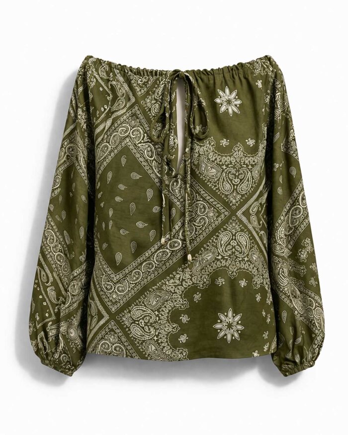 Bata Sorrento Bandana em Linho - Imagem 4