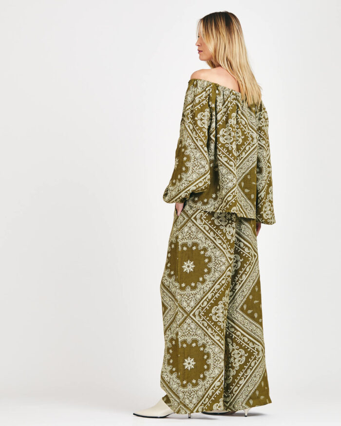 Pantalona Portofino Bandana Linho - Imagem 4