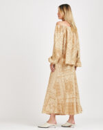 Saia Ravello Bandana Evasé Linho - Imagem 2