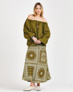 Saia Ravello Bandana Evasé Linho - Imagem 6