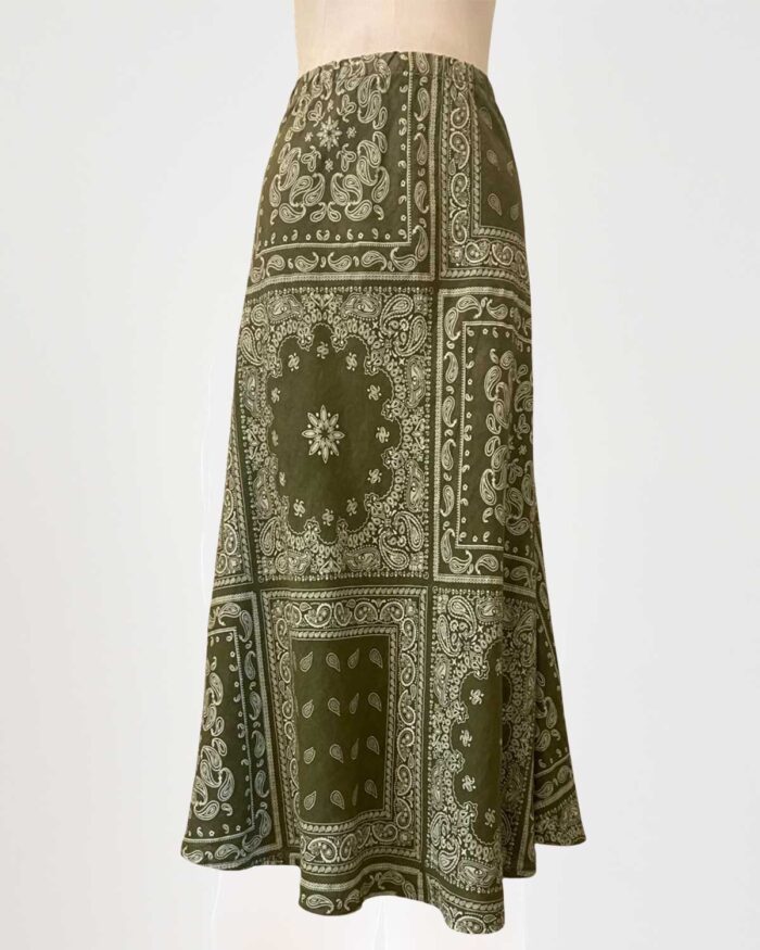 Saia Ravello Bandana Evasé Linho - Imagem 7