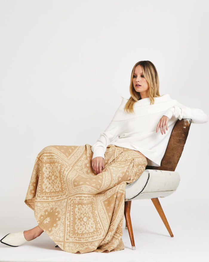 Saia La Fenice Bandana Linho - Imagem 13