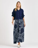 Saia La Fenice Bandana Linho - Imagem 8