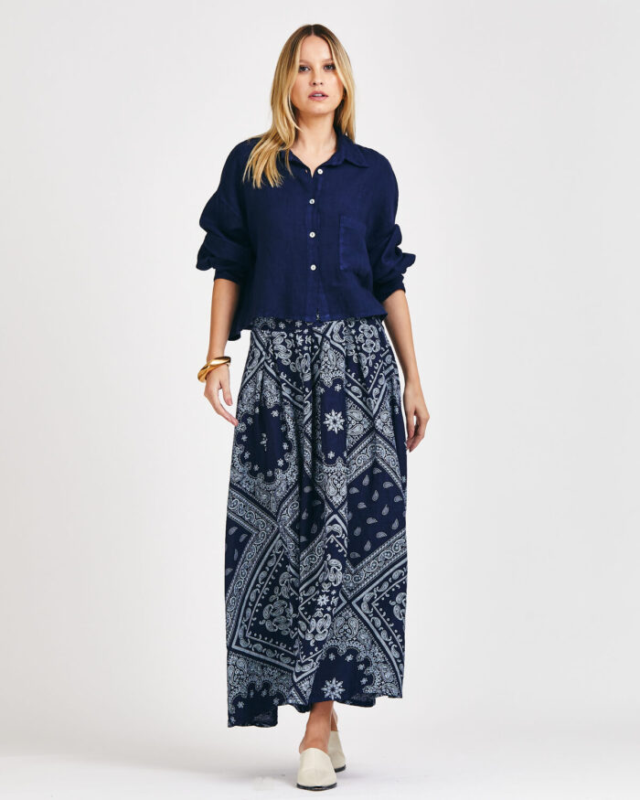 Saia La Fenice Bandana Linho - Imagem 8