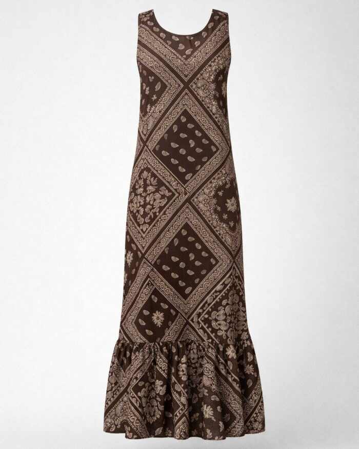 Vestido Regata Sorrento Bandana Linho - Imagem 7